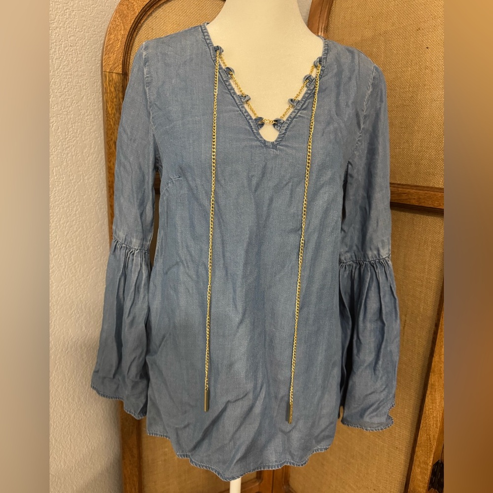 Michael Kors lightweight denim top